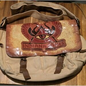 Indiana Jones™ ADVENTURE WEAR Messenger Satchel Travel Bag Disney Parks Rare